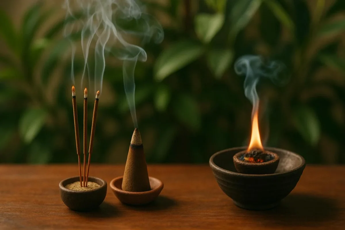 Tanmantras incense burning